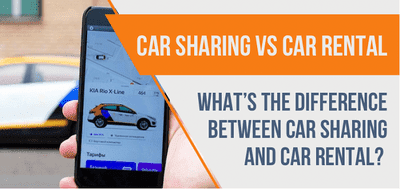 Difference between car sharing and car rental