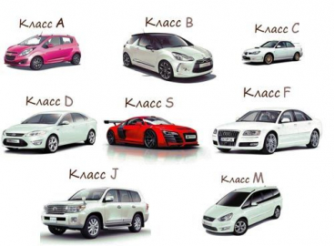 Чем отличаются различные классы автомобилей