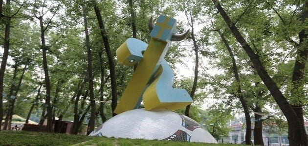 Открытие памятника шведским фанатам в Киеве!