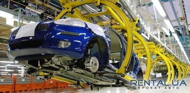 В Украине снизился уровень производства авто